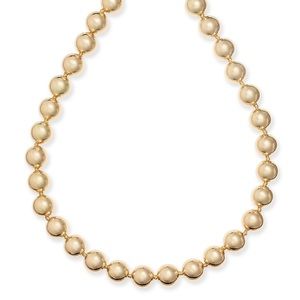 New Charter Club gold tone beaded collar necklace Christmas 💰gift birthday 🎂